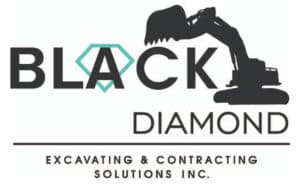 Black Diamond Excavating logo